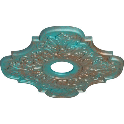 Médaillon de plafond H 17,75 po x l 17,75 po x P 1 po Peralta