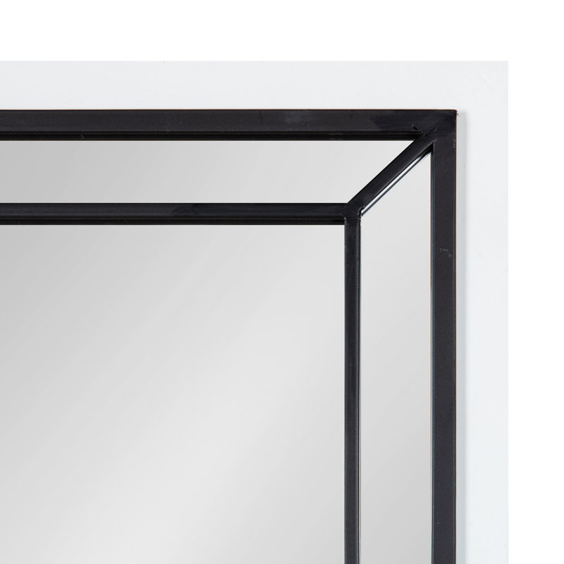 Miroir d'appoint Jakavian Farmhouse, Blanc