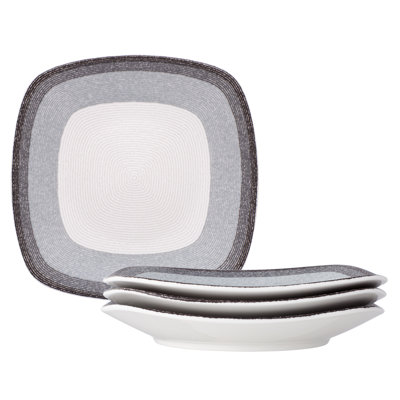 Assiettes à salade carrées Noritake Colorscapes Layers, 8 1/4 po