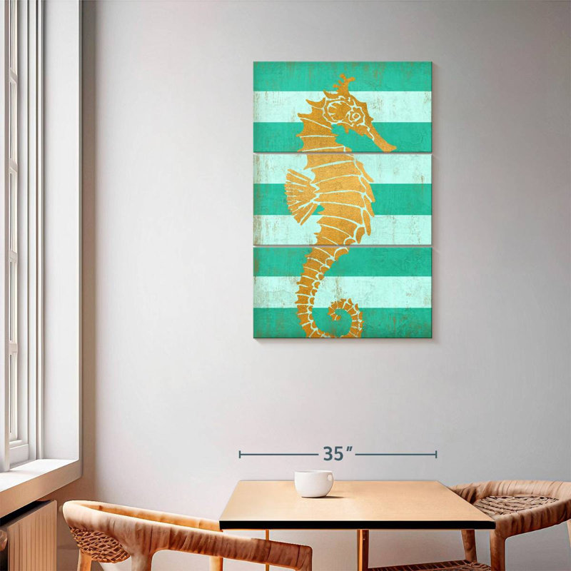 Hippocampe Brampt Gold Coast, H 57 po x l 36 po