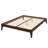 Solid Dry Bamboo Wood Platform Bed Frame, With Wood Slat Support-1700604791