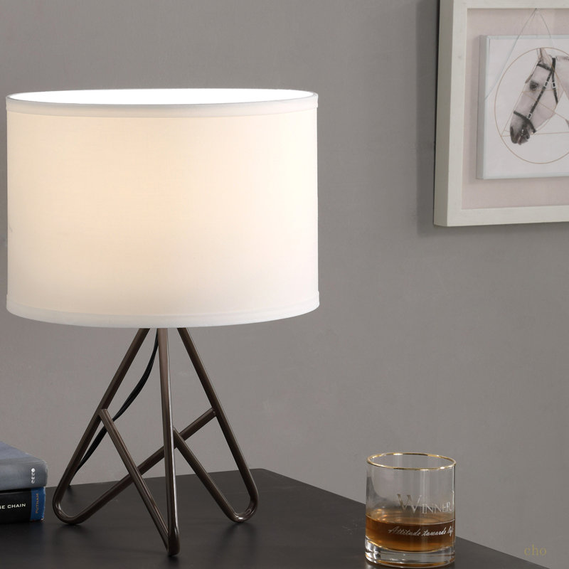 17.5" Watson Metal Tripod Table Lamp