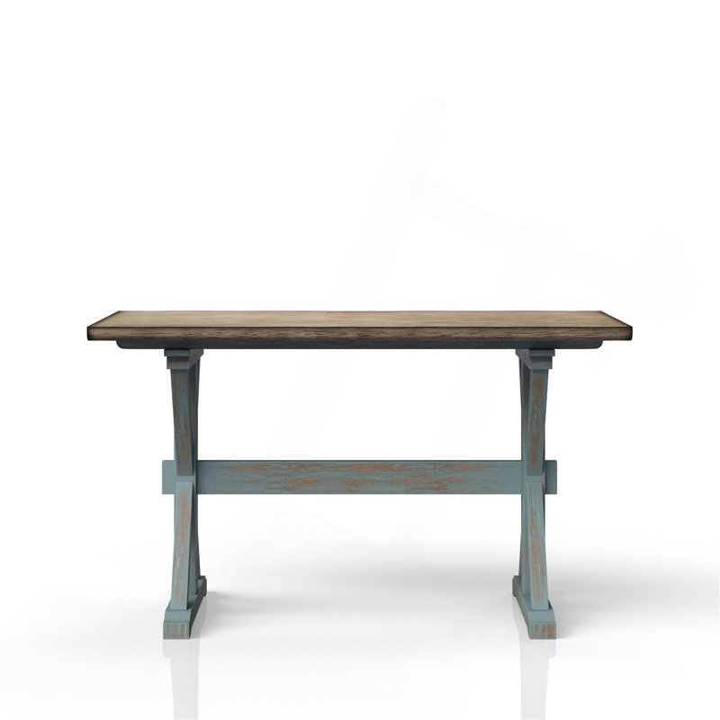 Table de salle à manger à hauteur de comptoir en X