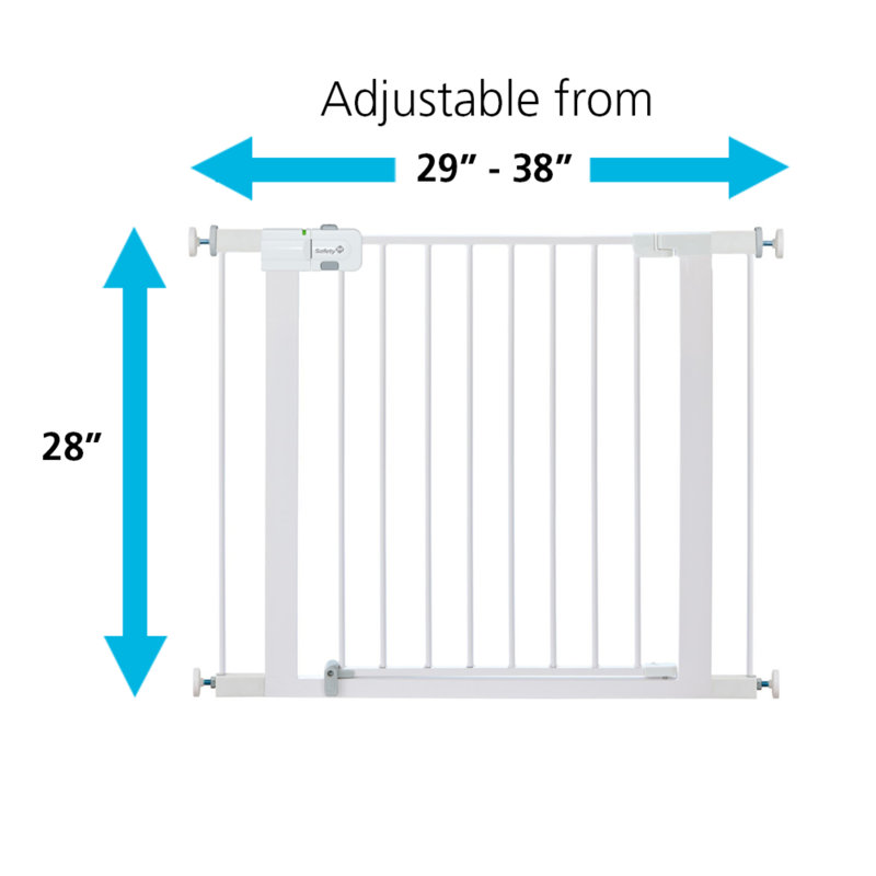 Safety 1ˢᵗ® Easy Install Walk Through Gate, Black