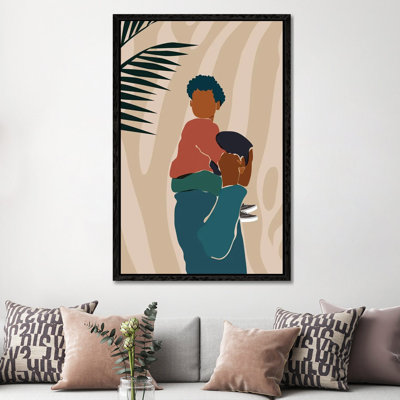 Father Son Duo by Domonique Brown - Print on Canvas