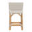 Amalfi 24.5 in. Seat Height Outdoor Counter Stool, Beige/White-1521597624