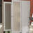 70.9"H × 31.5"W Wine Bar Cabinet with 2 Frosted Glass Doors & 2 Drawers