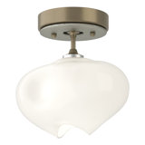Ume Frosted Glass 1 - Light Semi Flush Mount