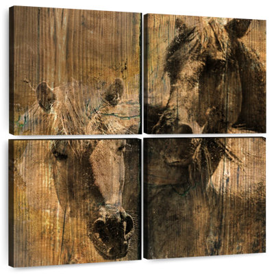 Brampt chevaux gris anthracite