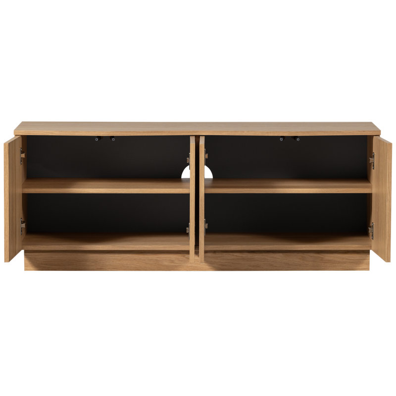 TV Stand for TVs up to 50" with Fireplace Included