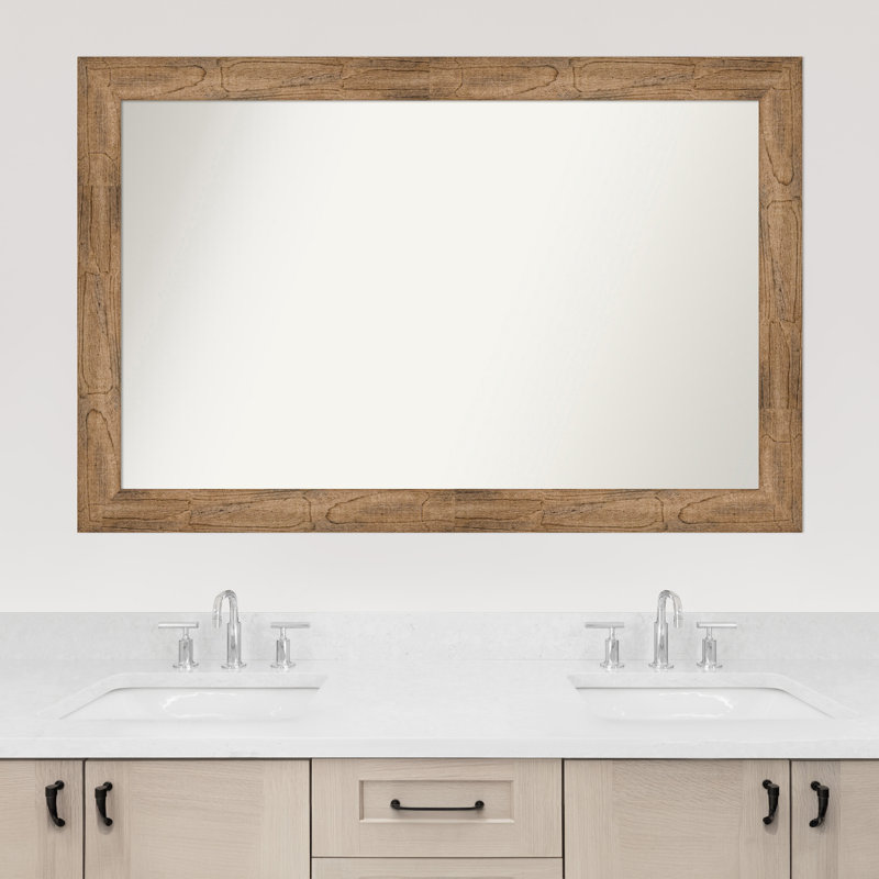 Timmy Solid Wood Wall Mirror, Rectangle, 32.5" x 49.5"