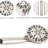 7-Setting Shower Head System - Drill- Stainless Steel Slide Bar With 5" Abs Head, Wall Mounted, 1.8 Gpm, Adjustable Patterns, 59" Hose, Brushed Nickel Dual 7, Abs, Mount, Spray