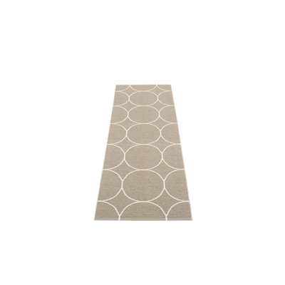 Boo Geometric Area Rug in Charcoal