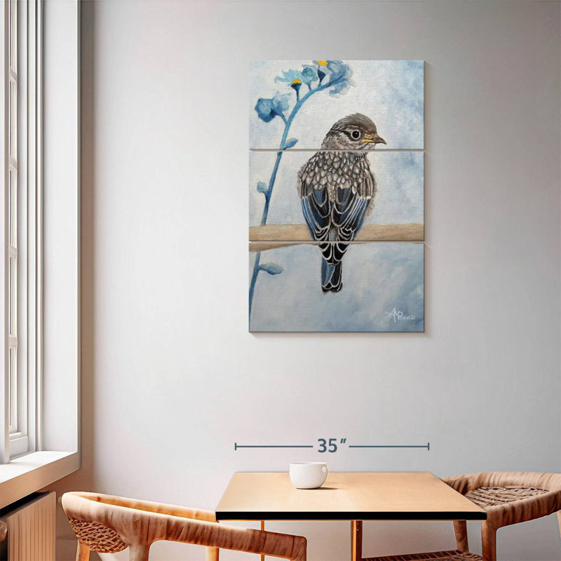 Brampt Perked And Perched, 57" H x 36" W