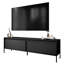 YASUMI two-door TV cabinet, matte black-159646735