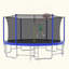 Trampoline 16FT avec barre d'équilibre et panier de basketball, trampoline d'extérieur renforcé de type ASTM avec filet d'enclos-128537978