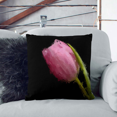 Floral Square Throw Cushion