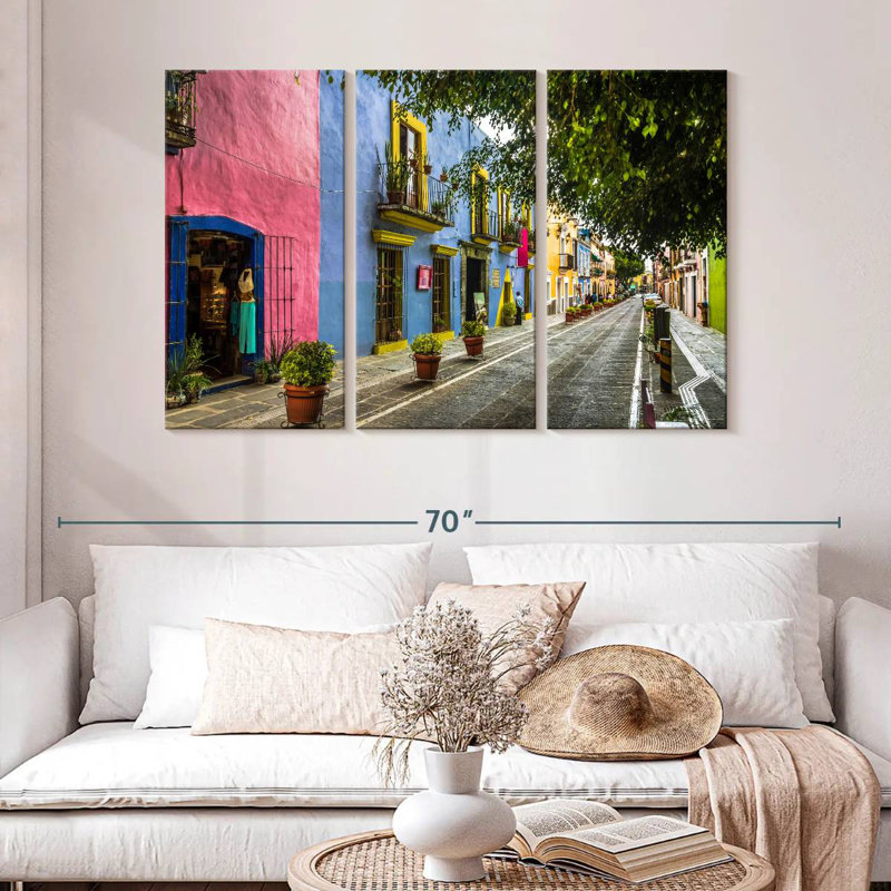 Sebbie Alley Of The Frogs, Mexique, H 32 po x l 50 po