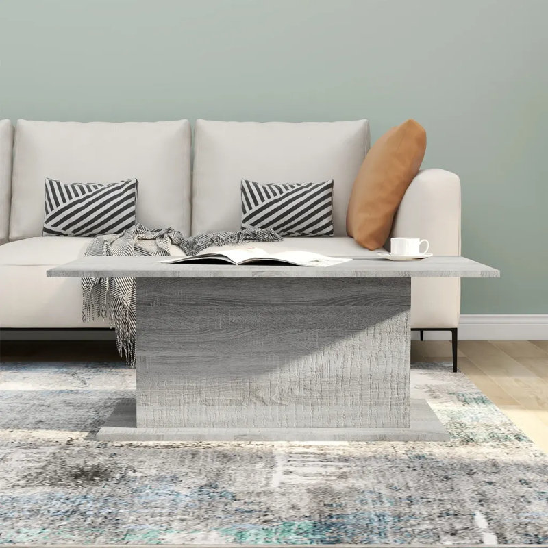 Coffee Table 102x55.5x40 cm Engineered Wood, Grey Sonoma
