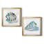 Malecon Shell III - ensemble de 2 reproductions d'art sur toile tendue-580637231-580637271-580637230