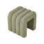 Modern U-Shaped Upholstered Footstool-503576224