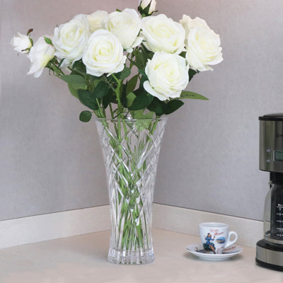 Grand vase à fleurs coupées 11,5 po Lorren Home Trends