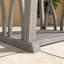 Table d'appoint en aluminium toutes saisons à 2 niveaux