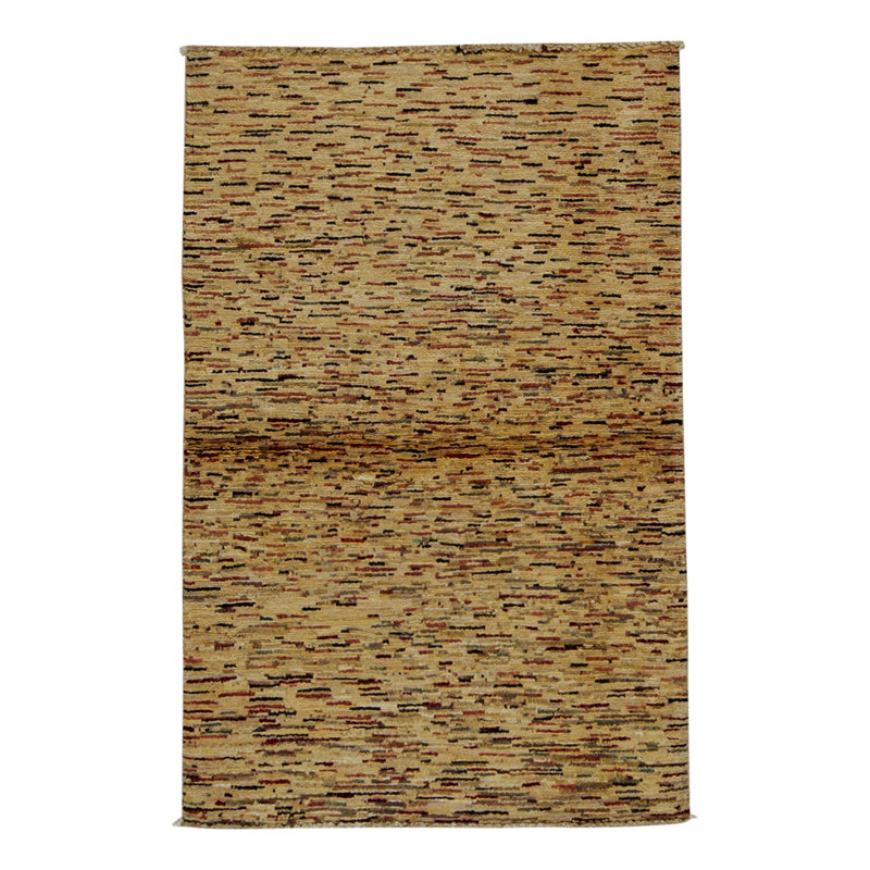 Hand-Knotted High-Quality Brown/Red/Black Area Rug