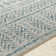 Tomas Southwestern Machine Woven Aqua/Gray Area Rug