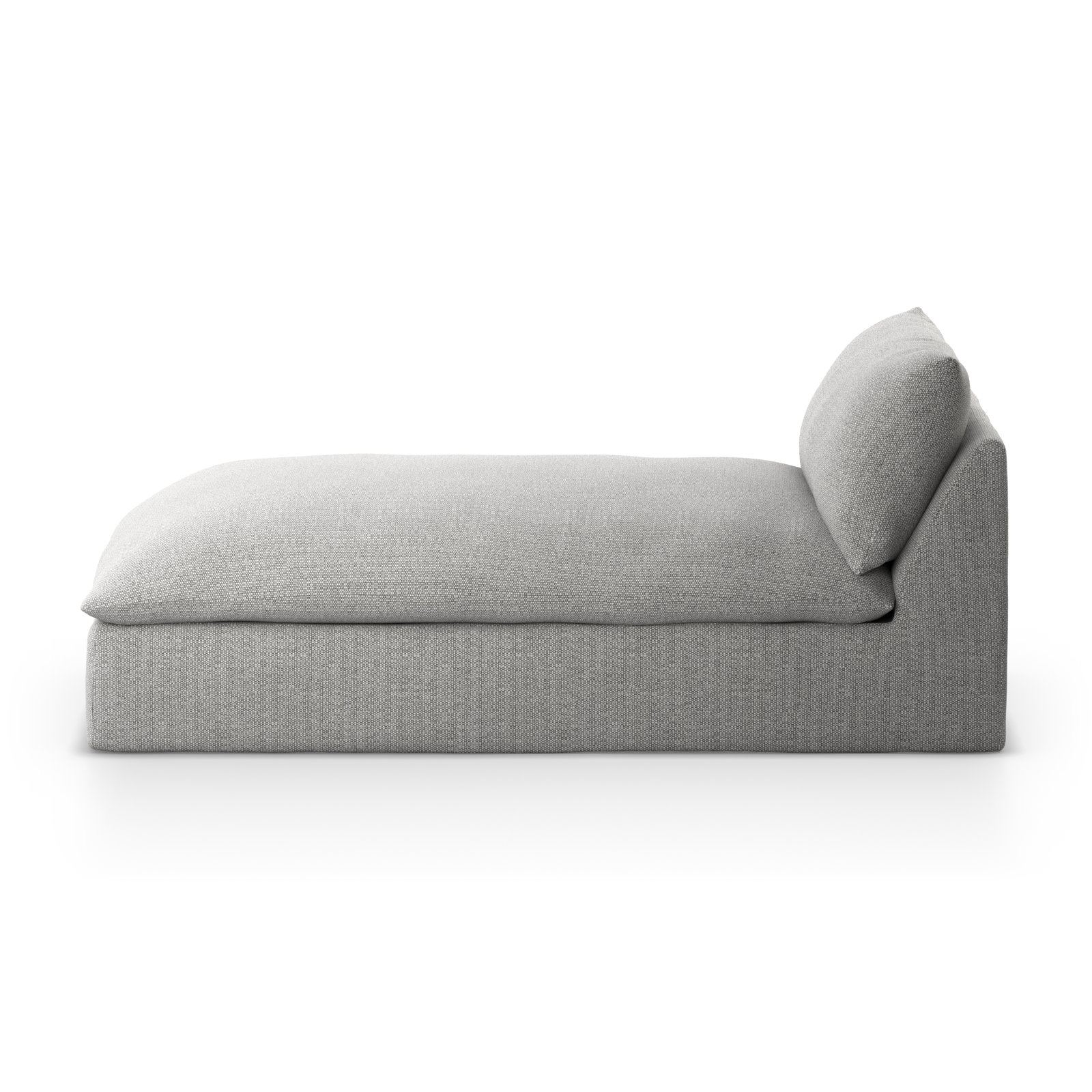 Argent 37'' Outdoor Chaise Lounge, Ash