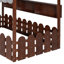 Lit simple Montessori peu encombrant, bois massif, charme rustique pour salle de jeux pour enfants