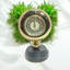 Gold Traditional Numerical Metal Mantel Clock Quartz - Antique Finish Hand Finished Freestanding Indoor Tabletop Home Decor Accent