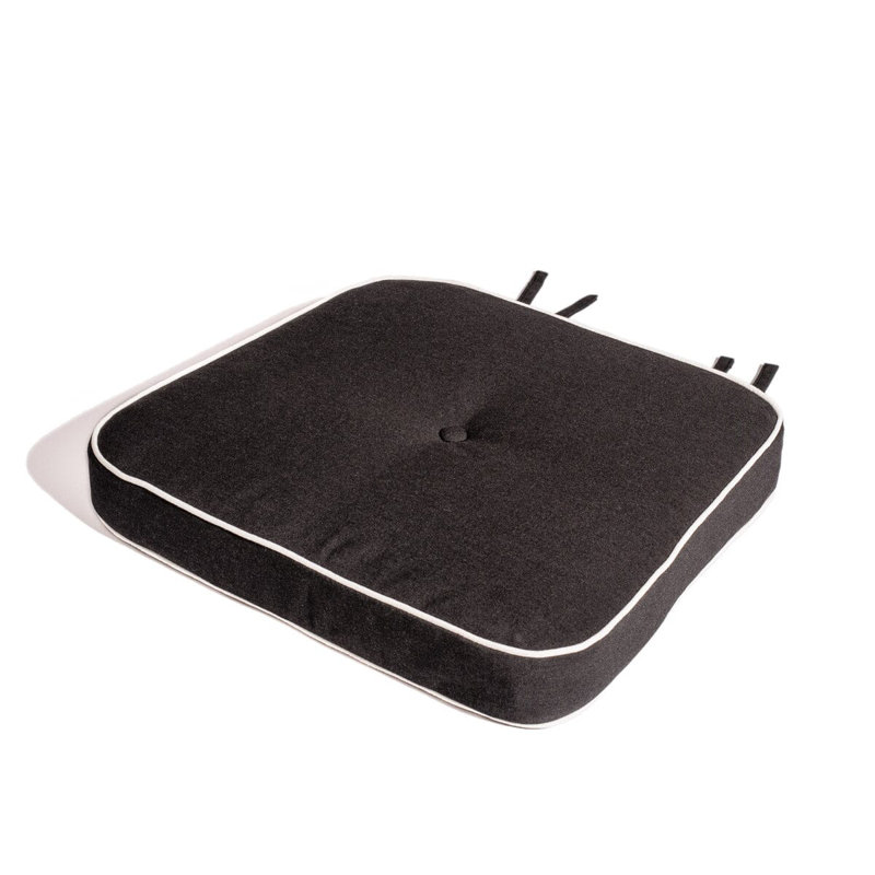AL Fresco Dining Chair Cushion, Rivie Black