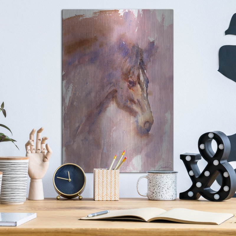 «Expressive Equine» par Robert Campbell, H 16 po x l 12 po
