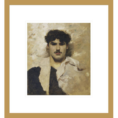 Tête d'un mannequin par John Singer Sargent - impression giclée encadrée