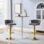 Ensemble de 2 tabourets de bar pivotants rembourrés et réglables pour un îlot de cuisine ou un bar, Modern Luxury-1771434547