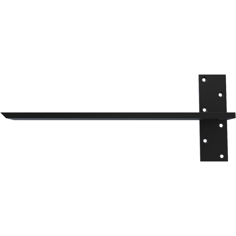 Fixation murale flottante en acier robuste, H 20 po x l 8 po x P 2,5 po