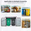 Garbage Shed with 2 Trash Cans-134636251-134636252