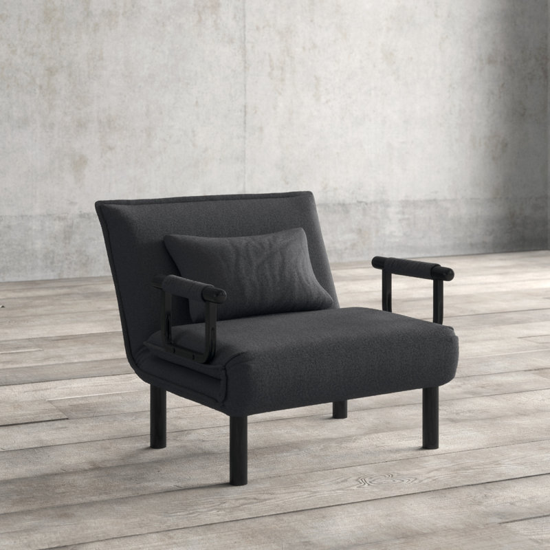 Fauteuil convertible Kono, Noir