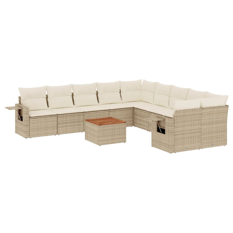 Vidaxl Garden Sofa Set Beige