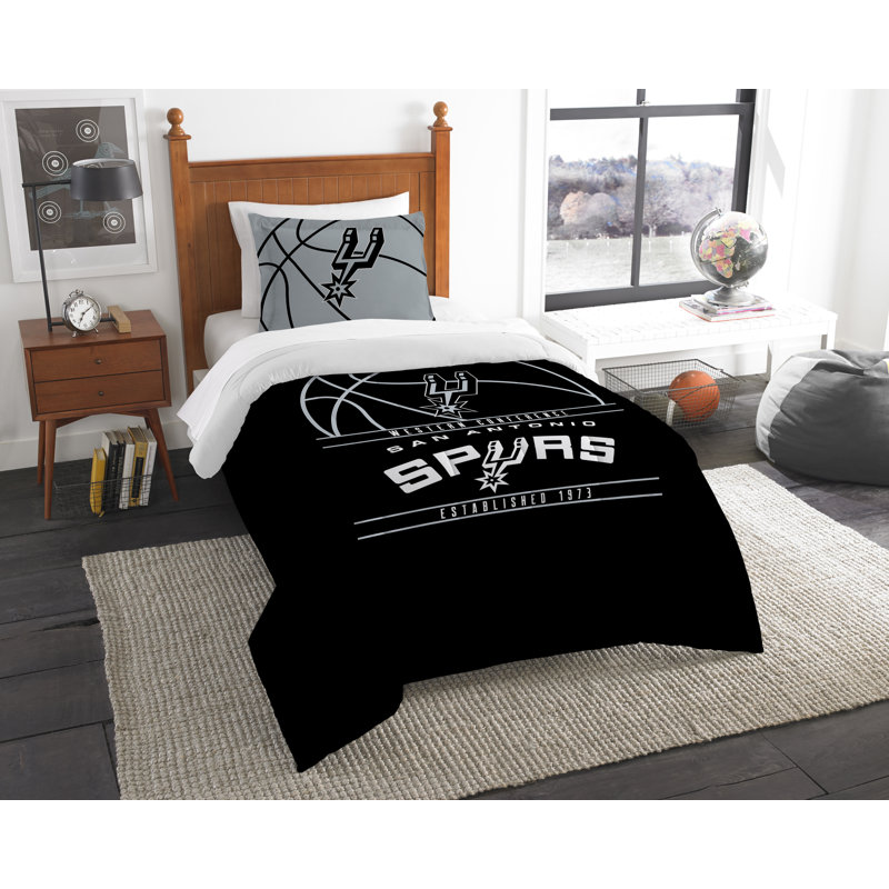 Ensemble d’confort pour lit simple 2 pièces reverse NBA, Spurs