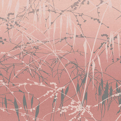 Floral Metallic Wallpaper Roll