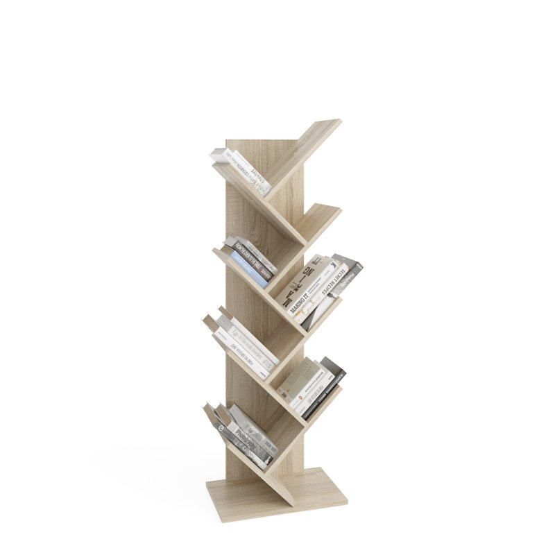 Kuttner 125.3cm H x 41.6cm W Etagere Bookcase, Oak