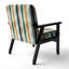 Fauteuil d'appoint rembourré moderne et contemporain Retro Revival