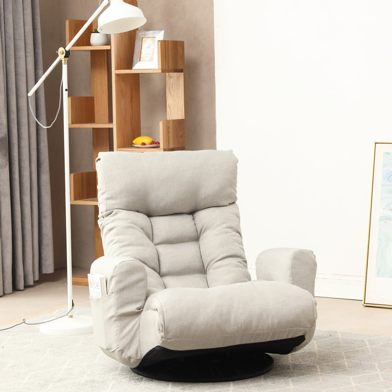 Comfortable Gaming Chair With Adjustable And Rotatable Base Deck Seat Ergonomic Design Stable Rotation