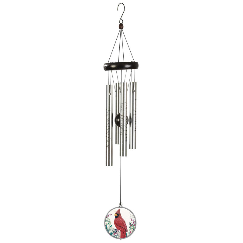 CARDINAL Windchime I'm Sending Love 22 "