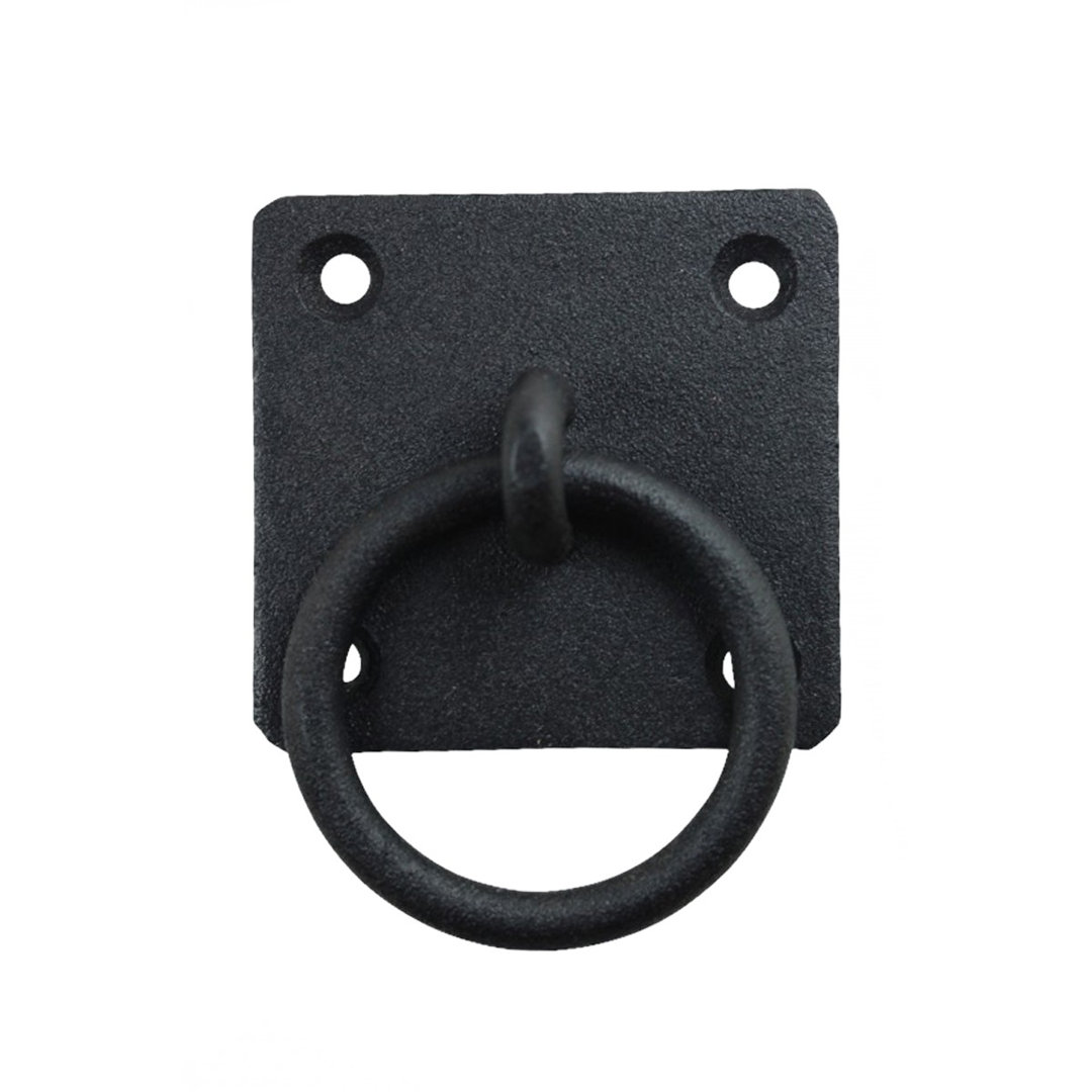 Black Cast Iron Mission Ring Cabinet Pulls Antique Drop Style Rust Resistant The Renovators Supply Inc.