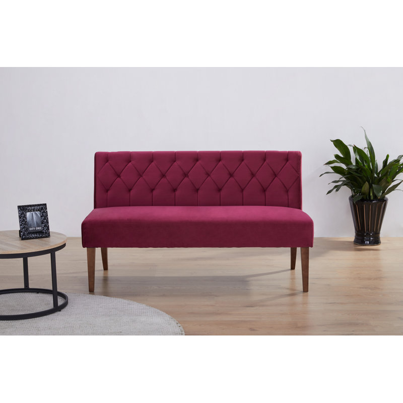 Meta 2 Seater Sofa, Fuchsia