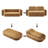 Boneless Corduroy Sleeper Convertible Sofa Bed-242126565