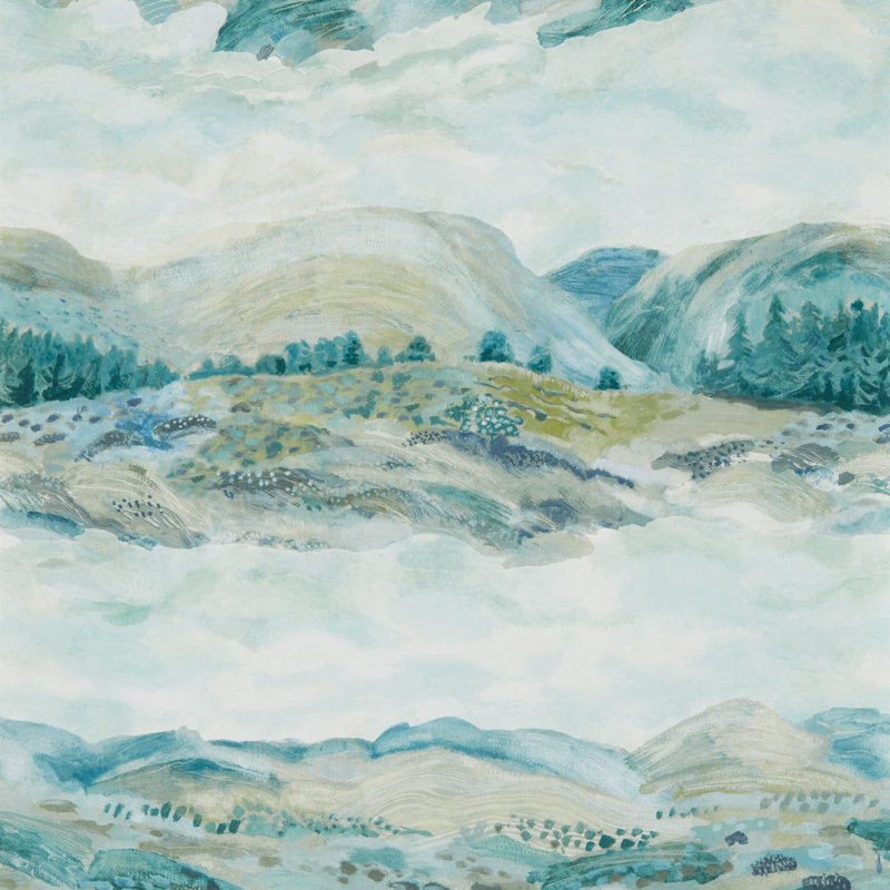 Elysian Wallpaper, Whitstable Blue